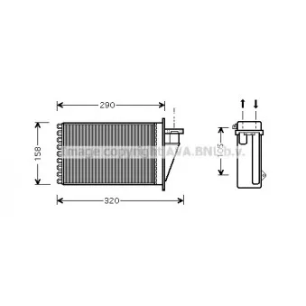 Système de chauffage AVA QUALITY COOLING FT6266