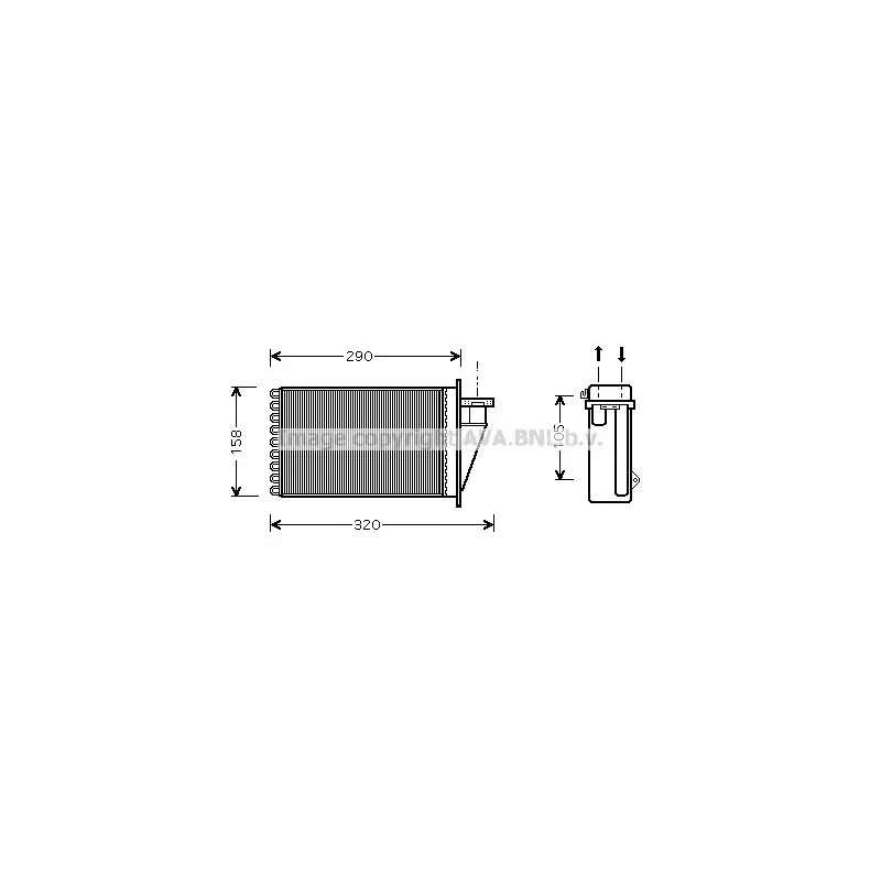 Système de chauffage AVA QUALITY COOLING FT6266