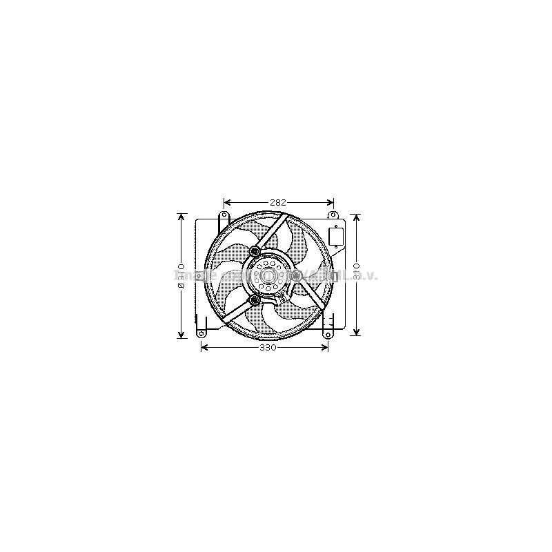Ventilateur, refroidissement du moteur AVA QUALITY COOLING FT7503