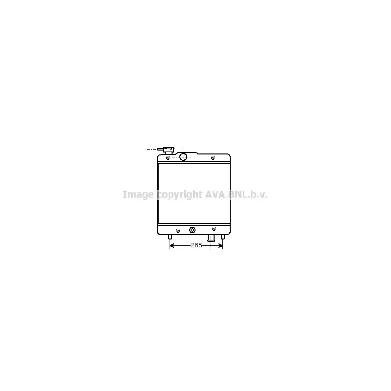 Radiateur, refroidissement du moteur AVA QUALITY COOLING FTA2025