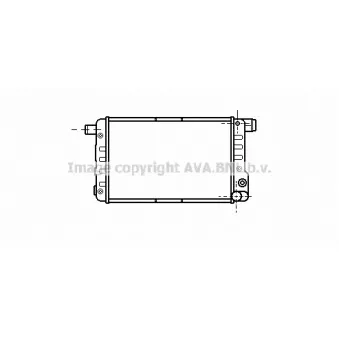 Radiateur, refroidissement du moteur AVA QUALITY COOLING