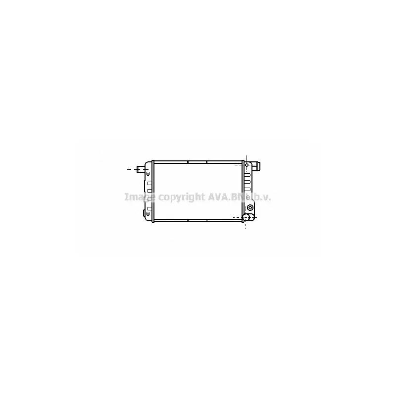 Radiateur, refroidissement du moteur AVA QUALITY COOLING FTA2132