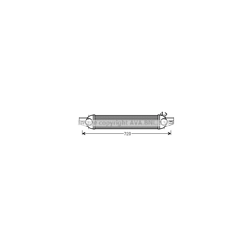 Intercooler, échangeur AVA QUALITY COOLING FTA4388