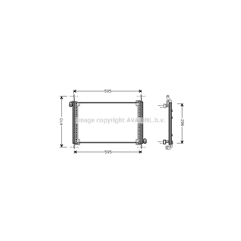 Condenseur, climatisation AVA QUALITY COOLING FTA5237