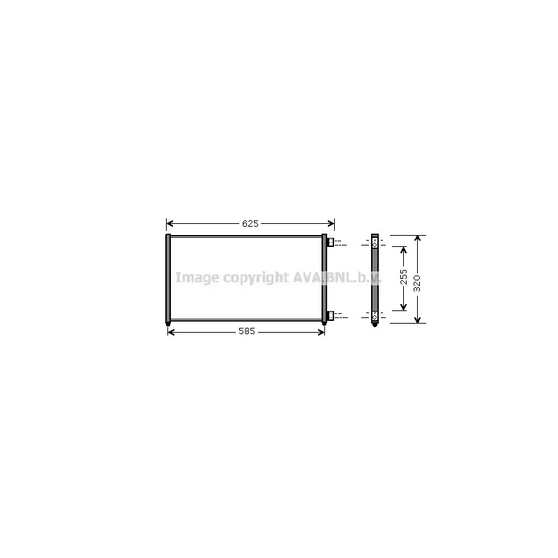 Condenseur, climatisation AVA QUALITY COOLING FTA5256