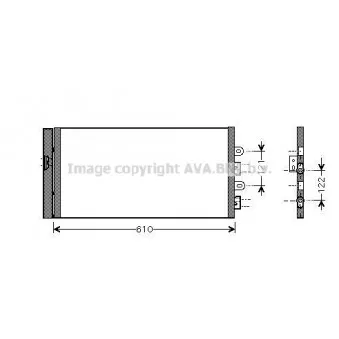 Condenseur, climatisation AVA QUALITY COOLING FTA5298D