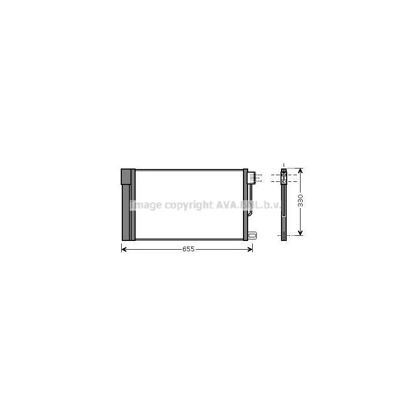Condenseur, climatisation AVA QUALITY COOLING FTA5314D