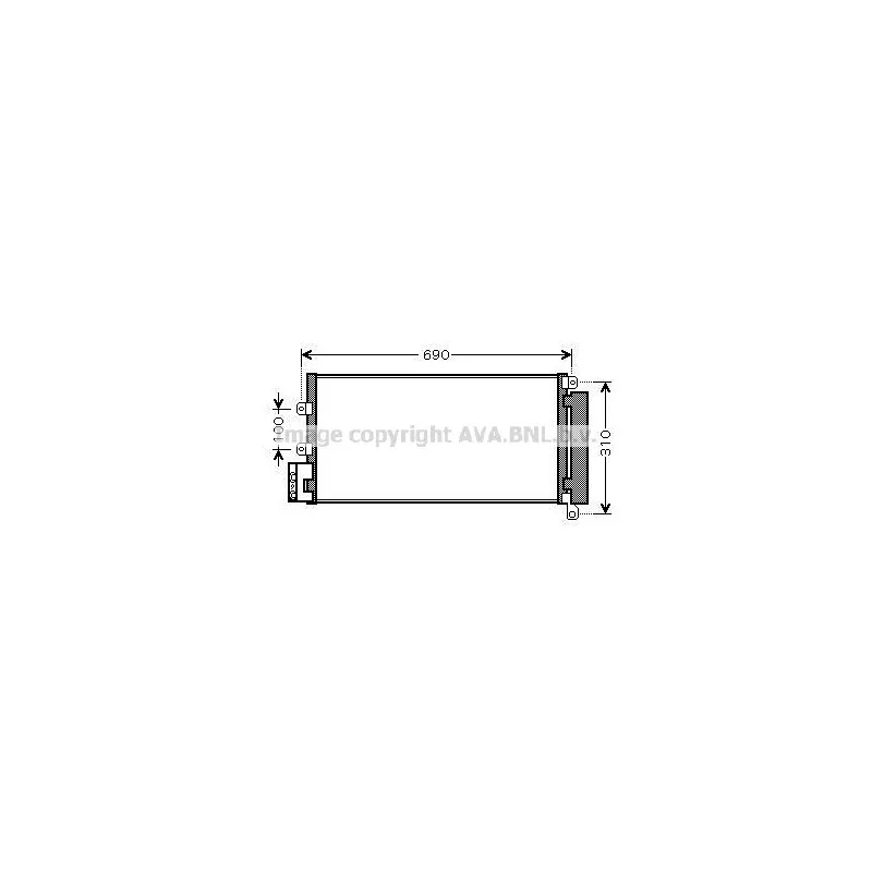 Condenseur, climatisation AVA QUALITY COOLING FTA5356D