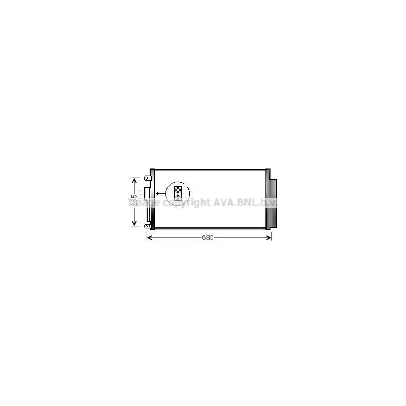 Condenseur, climatisation AVA QUALITY COOLING FTA5386D
