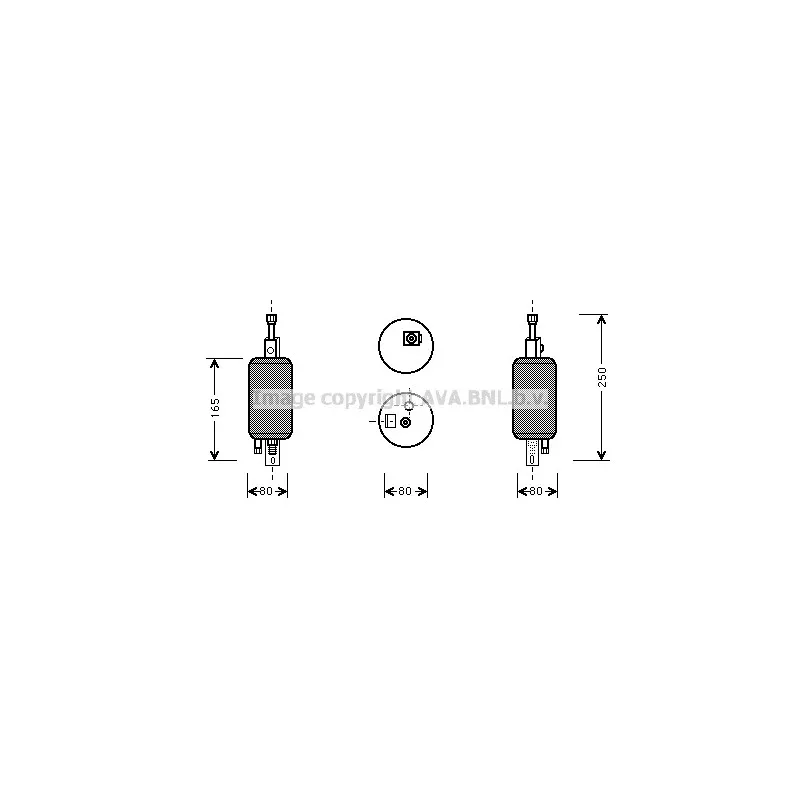 Filtre déshydratant, climatisation AVA QUALITY COOLING FTD029