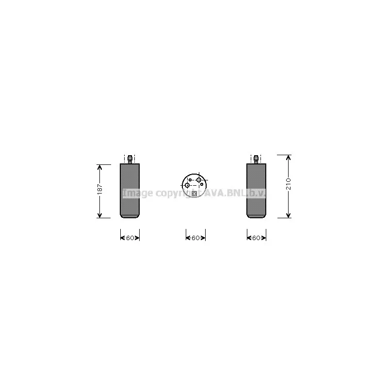 Filtre déshydratant, climatisation AVA QUALITY COOLING FTD073