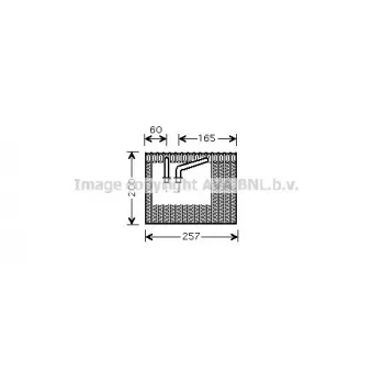 Evaporateur climatisation AVA QUALITY COOLING FTV339