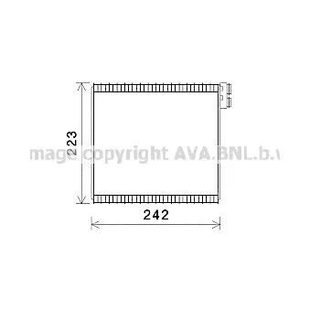 Evaporateur climatisation AVA QUALITY COOLING FTV421