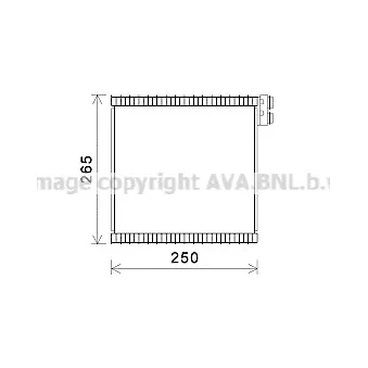Evaporateur climatisation AVA QUALITY COOLING FTV442