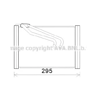 Evaporateur climatisation AVA QUALITY COOLING FTV443