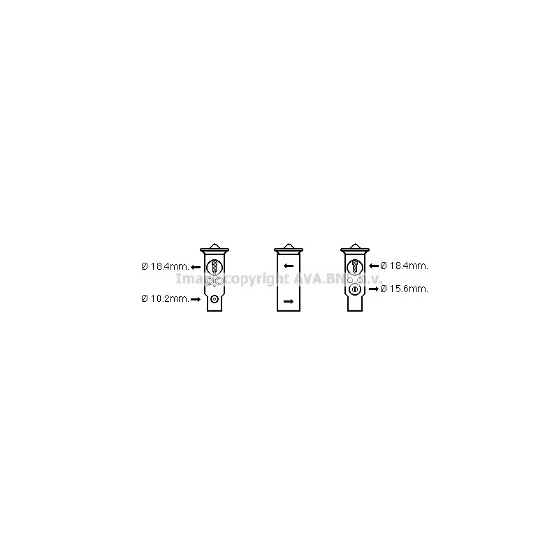 Détendeur, climatisation AVA QUALITY COOLING HD1257