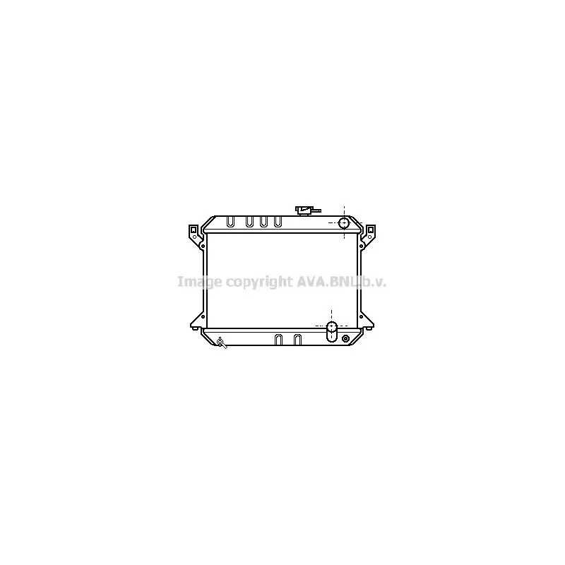 Radiateur, refroidissement du moteur AVA QUALITY COOLING HD2029
