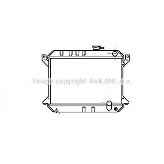 Radiateur, refroidissement du moteur AVA QUALITY COOLING HD2034