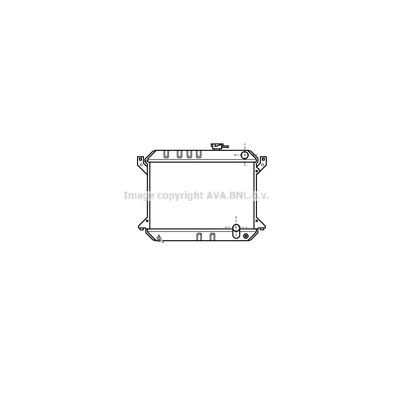 Radiateur, refroidissement du moteur AVA QUALITY COOLING HD2034