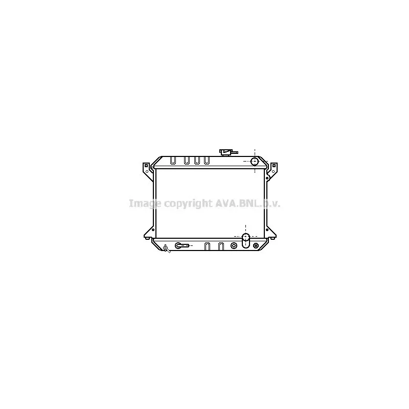 Radiateur, refroidissement du moteur AVA QUALITY COOLING HD2035
