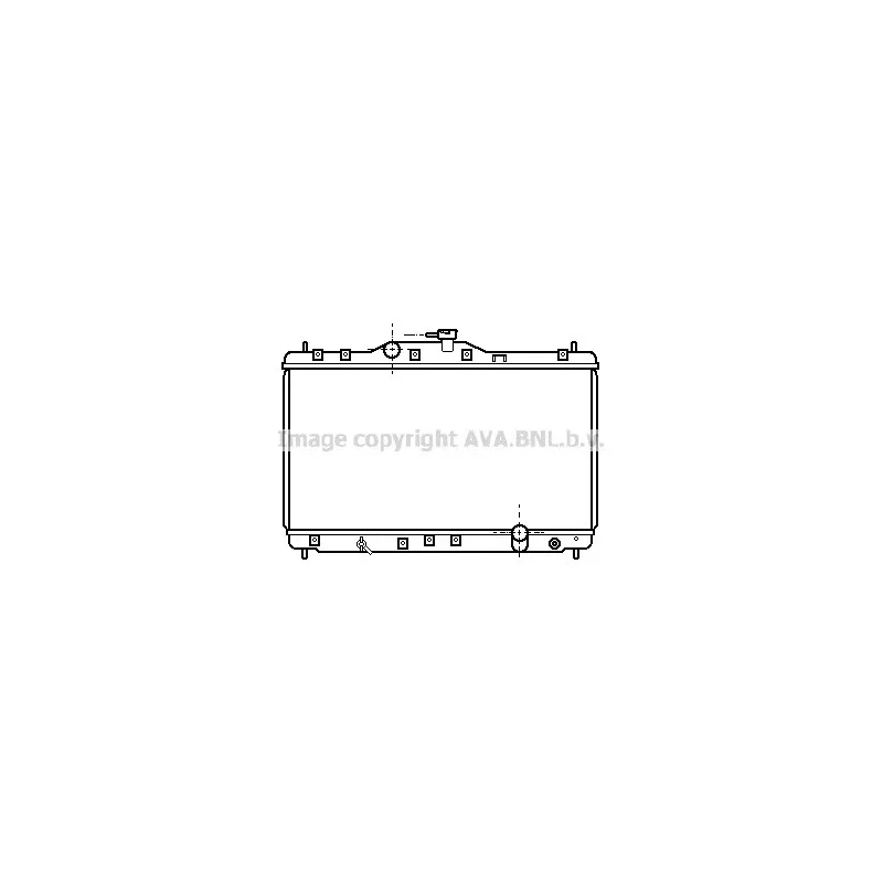 Radiateur, refroidissement du moteur AVA QUALITY COOLING HD2073