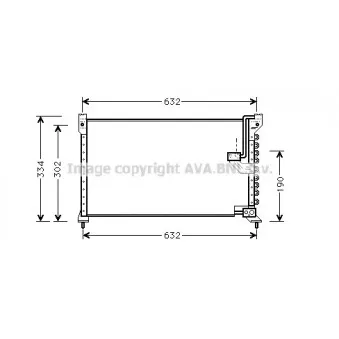 Condenseur, climatisation AVA QUALITY COOLING HD5085