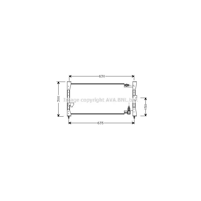 Condenseur, climatisation AVA QUALITY COOLING HD5088