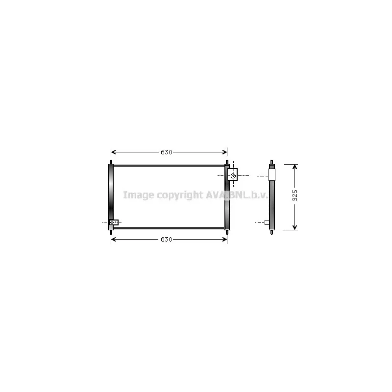 Condenseur, climatisation AVA QUALITY COOLING HD5111