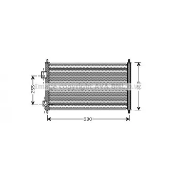 Condenseur, climatisation AVA QUALITY COOLING HD5165