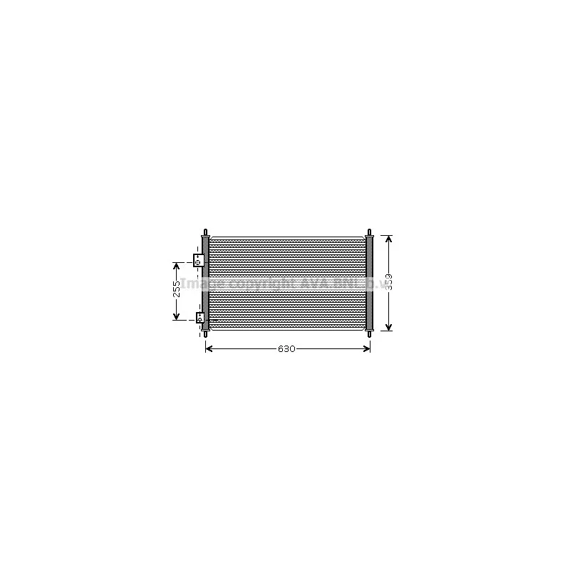 Condenseur, climatisation AVA QUALITY COOLING HD5165