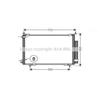 Condenseur, climatisation AVA QUALITY COOLING HD5201D
