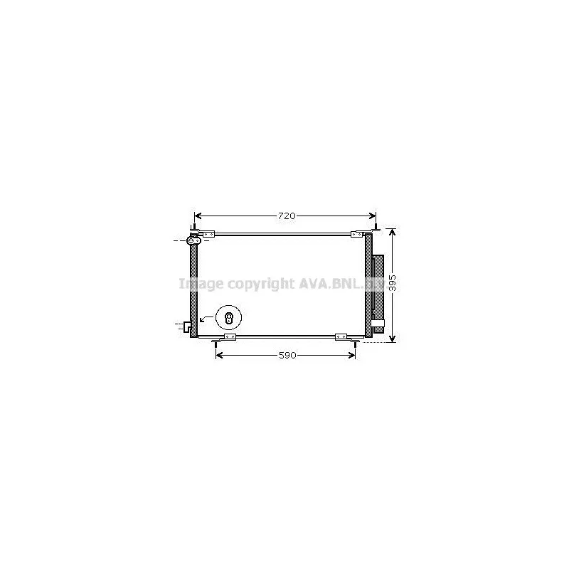 Condenseur, climatisation AVA QUALITY COOLING HD5201D