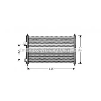 Condenseur, climatisation AVA QUALITY COOLING HD5202