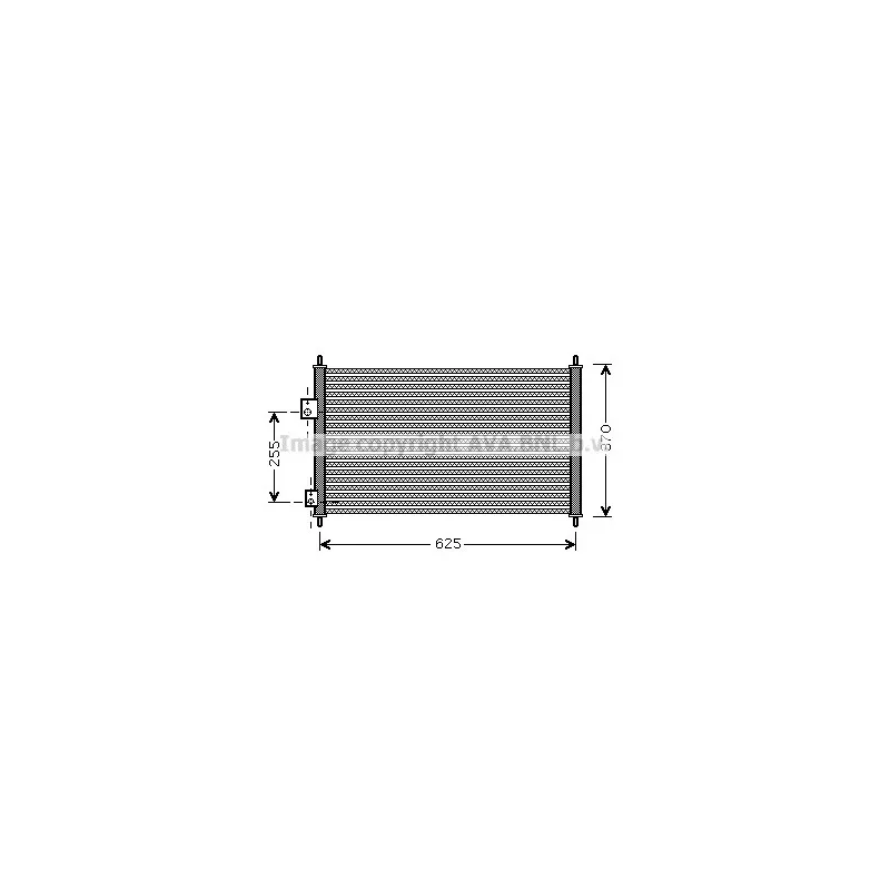 Condenseur, climatisation AVA QUALITY COOLING HD5202
