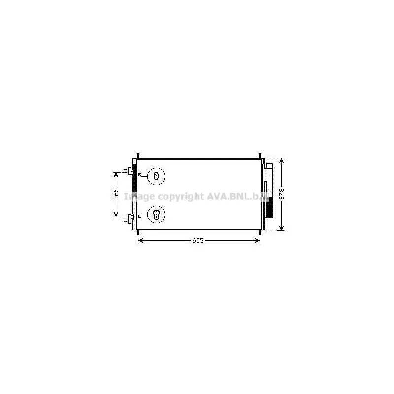 Condenseur, climatisation AVA QUALITY COOLING HD5214D