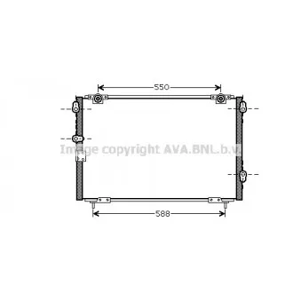 Condenseur, climatisation AVA QUALITY COOLING