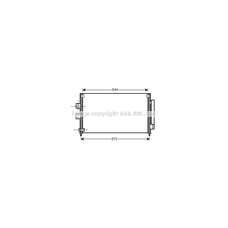 Condenseur, climatisation AVA QUALITY COOLING HD5227D