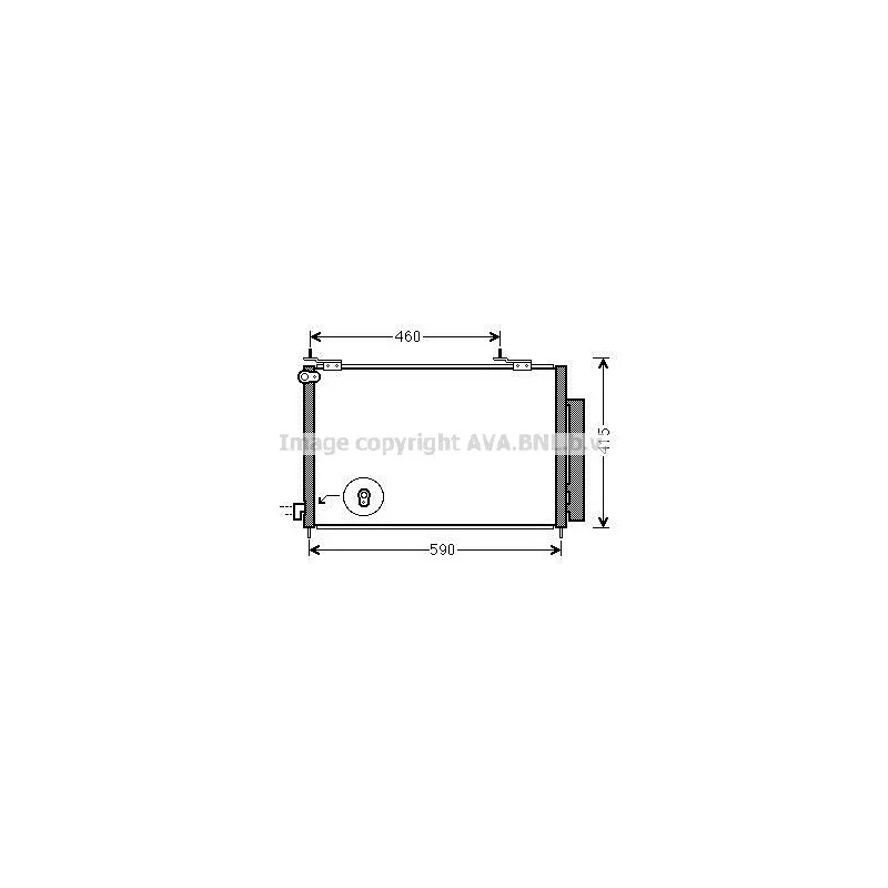 Condenseur, climatisation AVA QUALITY COOLING HD5242D