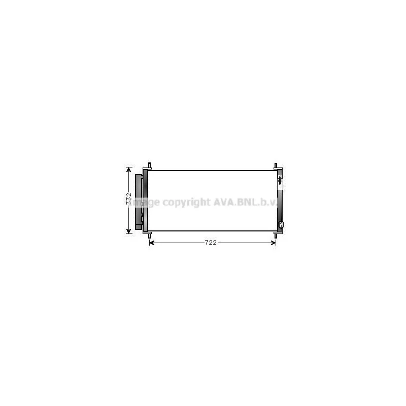 Condenseur, climatisation AVA QUALITY COOLING HD5264D