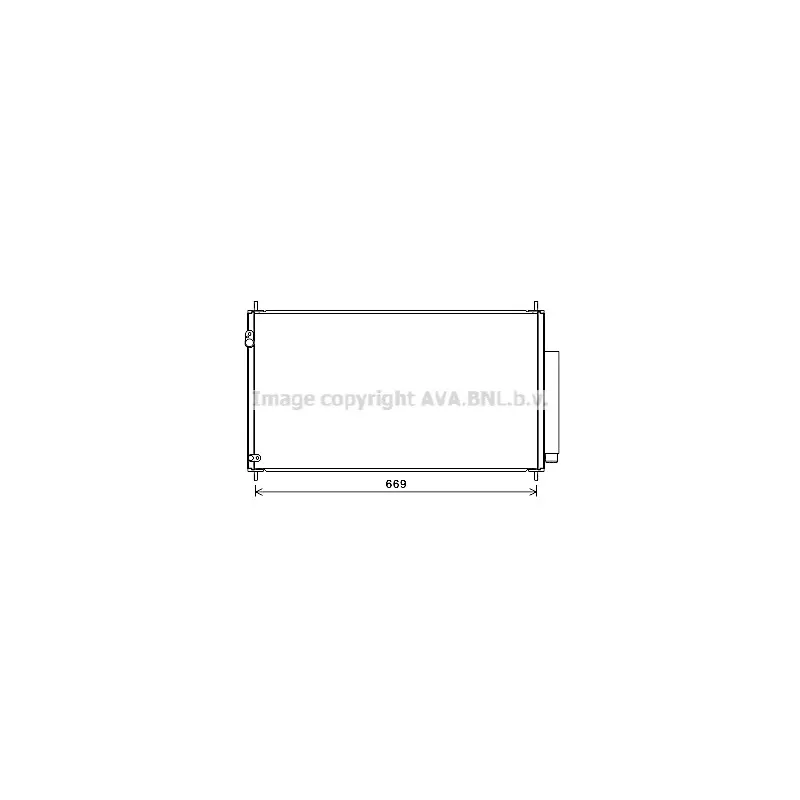 Condenseur, climatisation AVA QUALITY COOLING HD5290D
