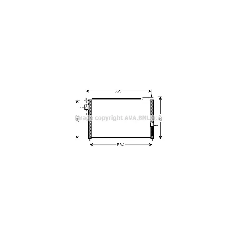 Condenseur, climatisation AVA QUALITY COOLING HDA5209