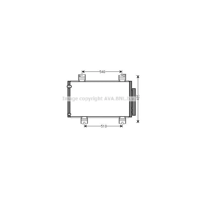 Condenseur, climatisation AVA QUALITY COOLING HDA5236D