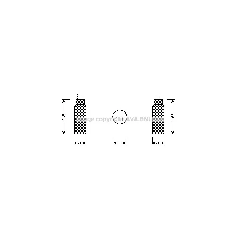 Filtre déshydratant, climatisation AVA QUALITY COOLING HDD115