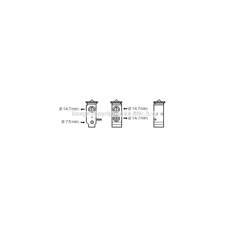 Détendeur, climatisation AVA QUALITY COOLING HY1292