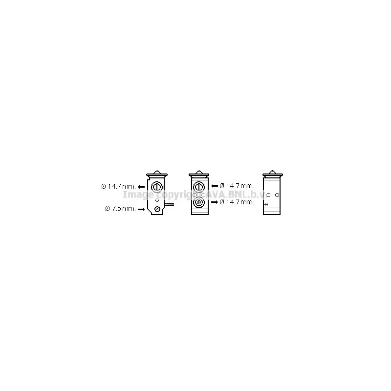 Détendeur, climatisation AVA QUALITY COOLING HY1300