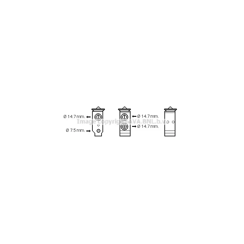 Détendeur, climatisation AVA QUALITY COOLING HY1325