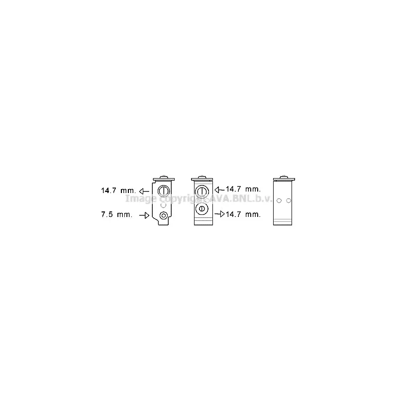 Détendeur, climatisation AVA QUALITY COOLING HY1385