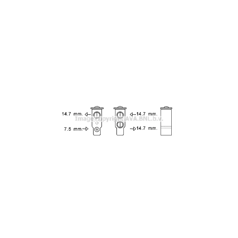 Détendeur, climatisation AVA QUALITY COOLING HY1386