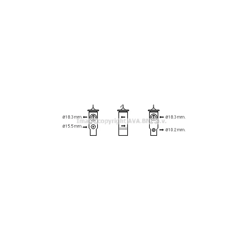 Détendeur, climatisation AVA QUALITY COOLING HY1410