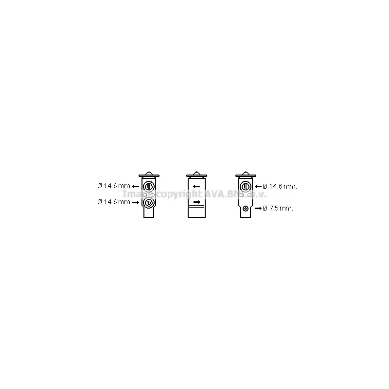 Détendeur, climatisation AVA QUALITY COOLING HY1411